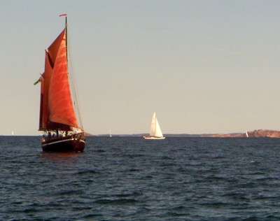 älteres Segelschiff