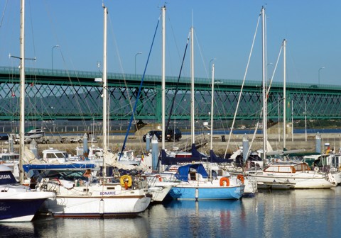 Viana do Castelo - Hafen und Eiffel-Brücke