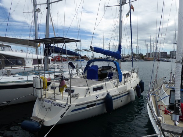 Tongji im Hafen von Las Palmas de Gran Canaria