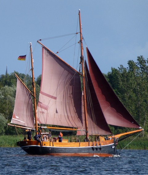 Hanne Marie unter Segeln